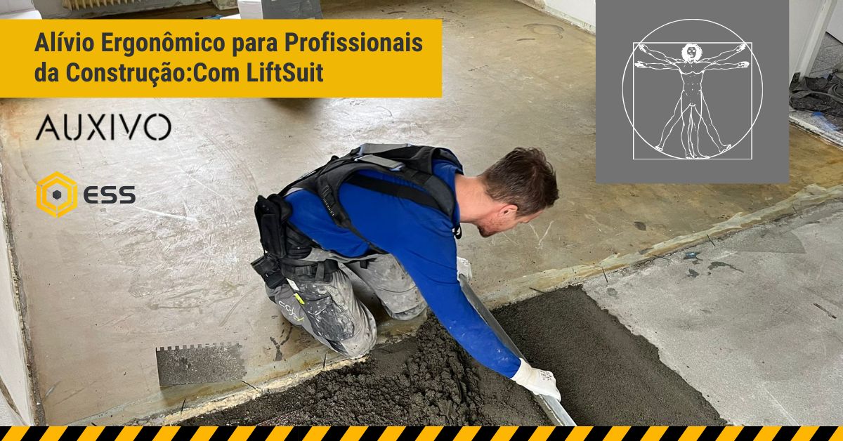 Alívio Ergonômico para Profissionais da Construção: Com LiftSuit