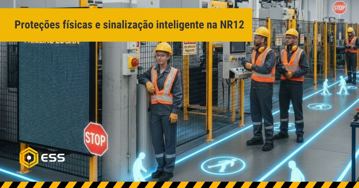 Proteções físicas e sinalização inteligente: combinação eficiente para o cumprimento da NR12